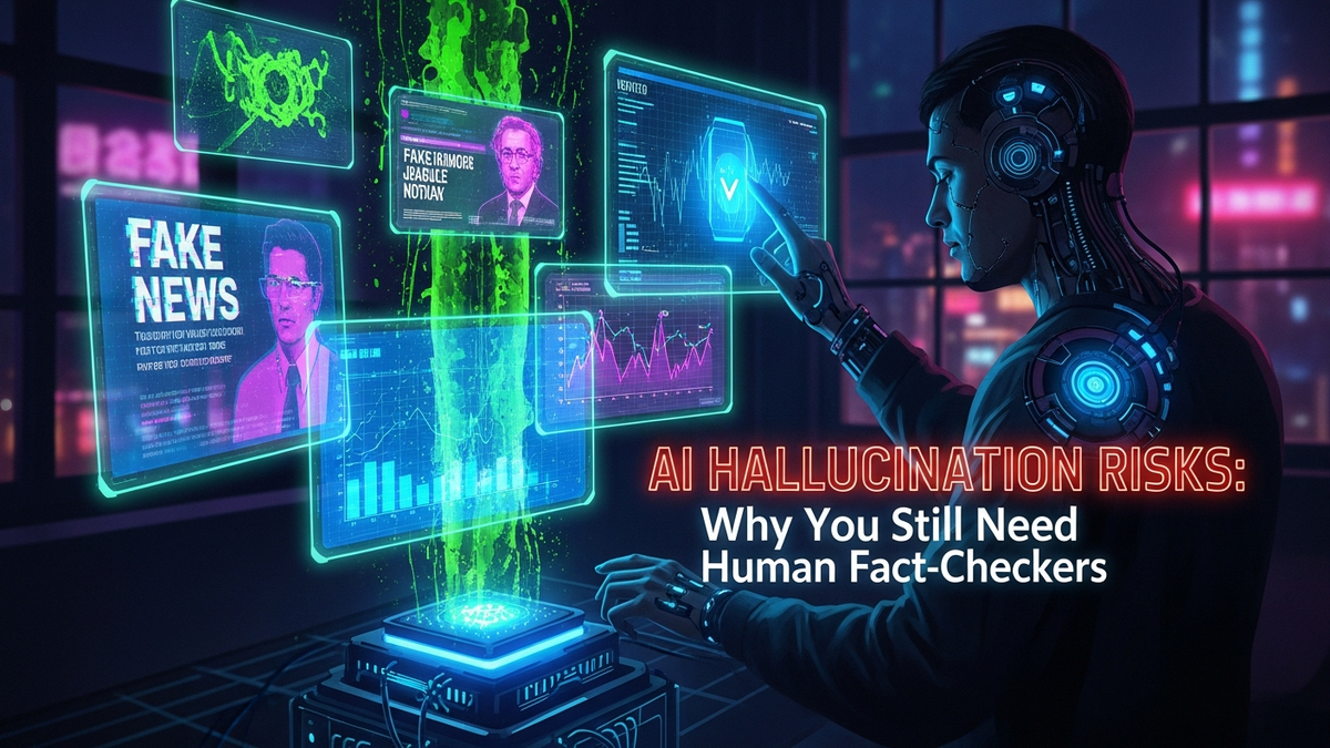 AI Hallucination Risks: Why You Still Need Human Fact-Checkers