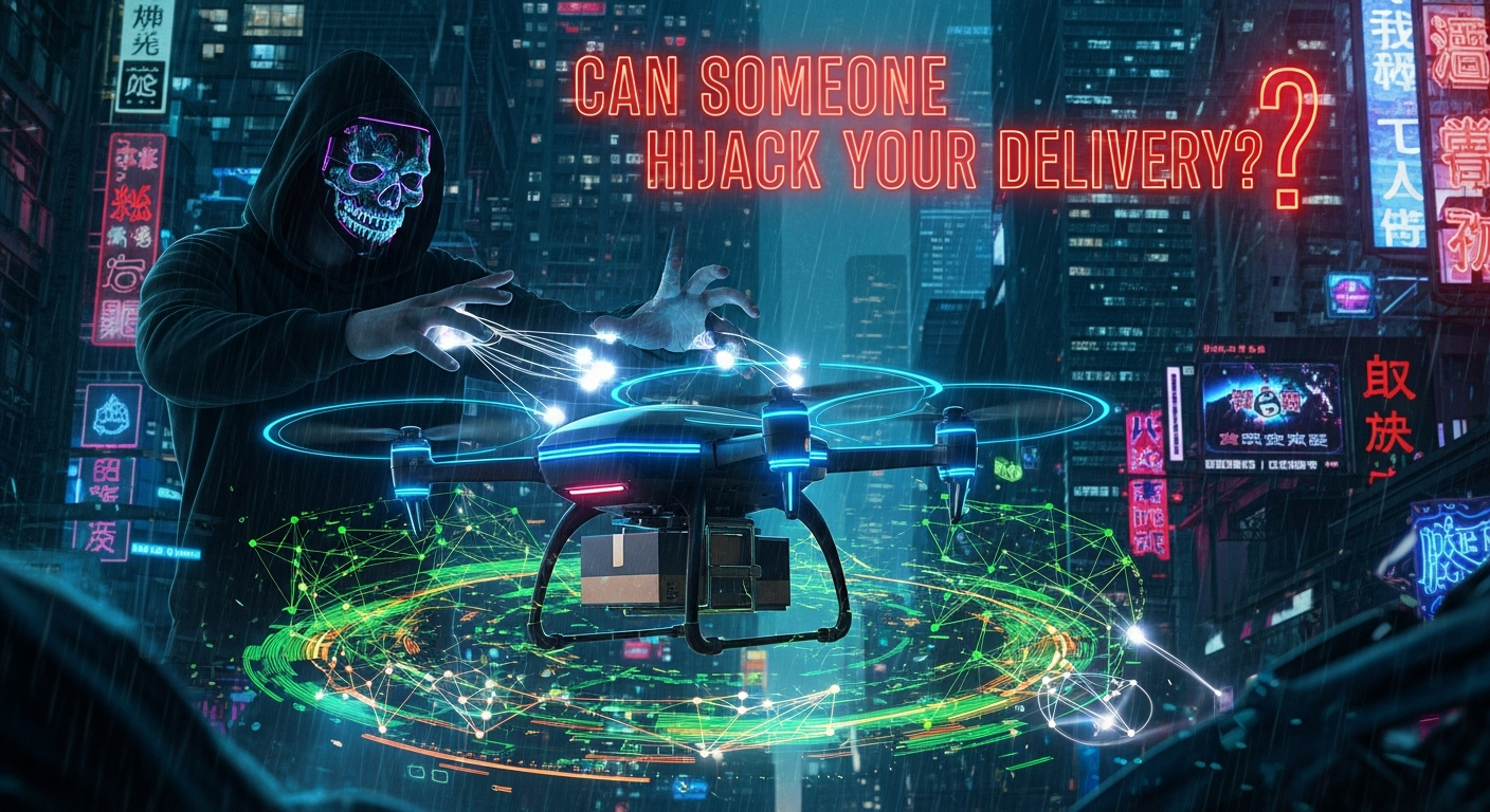 Autonomous Drone Security: Can Someone Hijack Your Delivery?