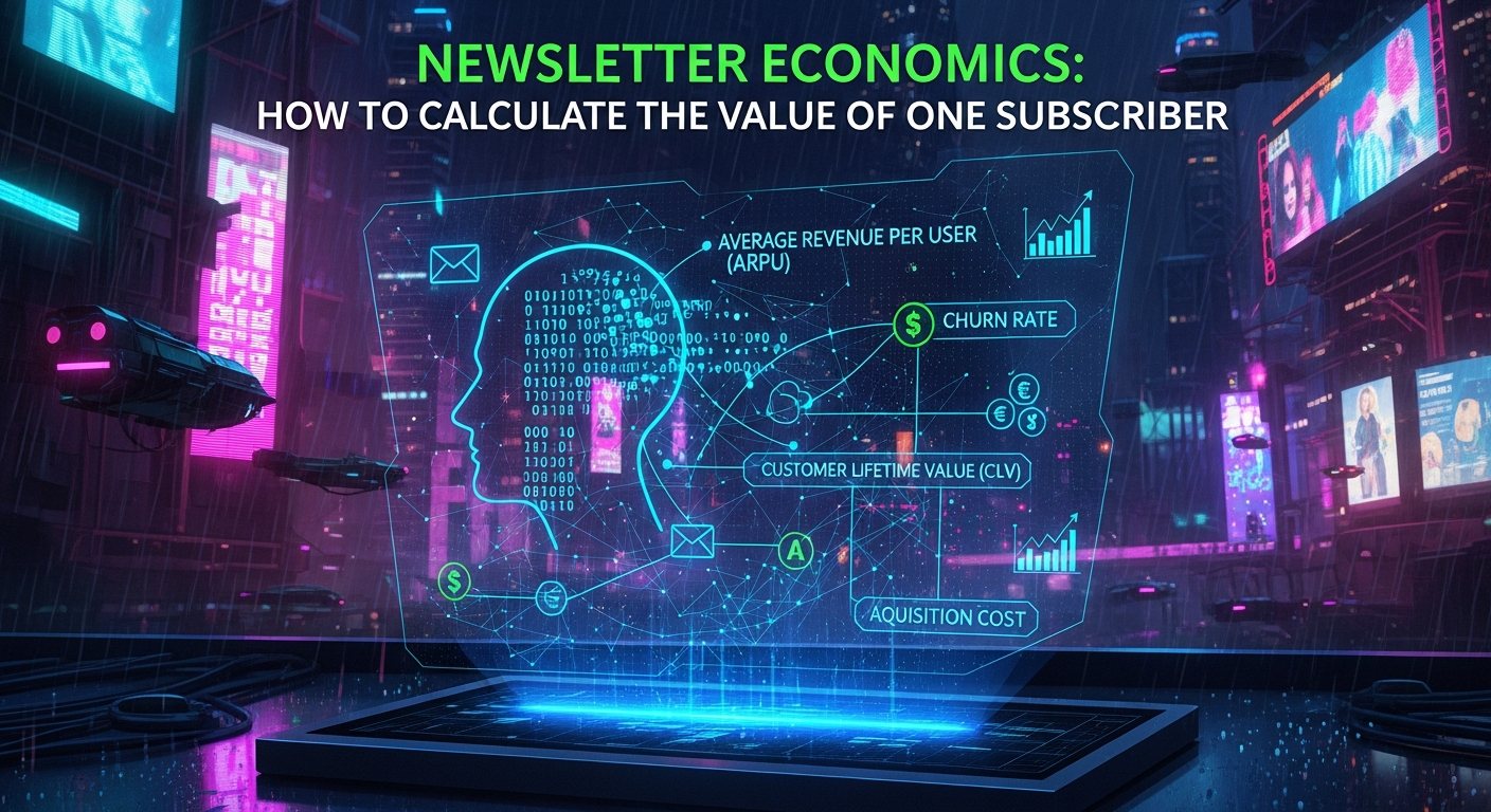 Newsletter Economics: How to Calculate the Value of One Subscriber