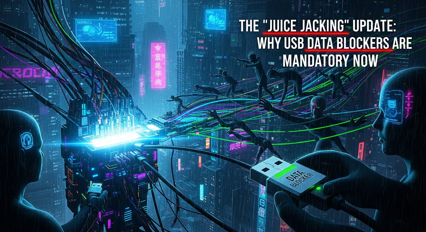 The 'Juice Jacking' Update: Why USB Data Blockers are Mandatory Now