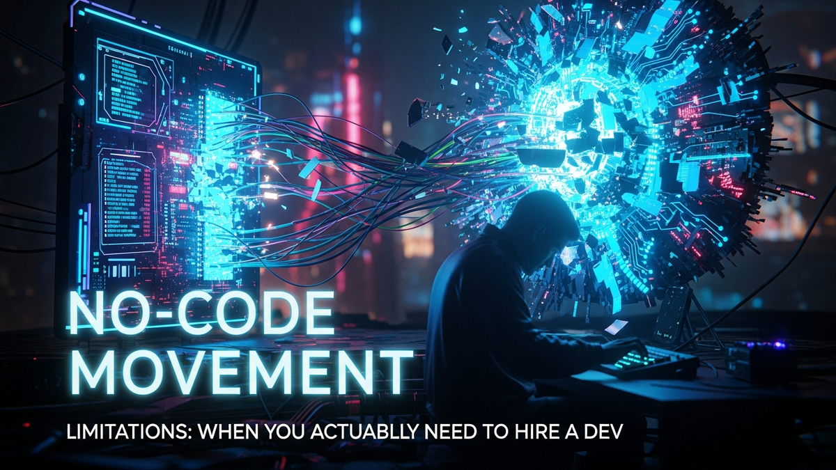 The No-Code Movement Limitations: When You Actually Need to Hire a Dev