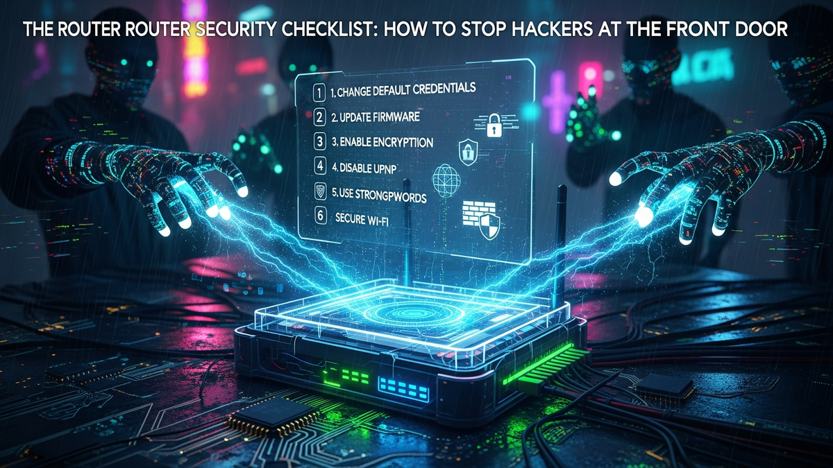 The Router Security Checklist: How to Stop Hackers at the Front Door