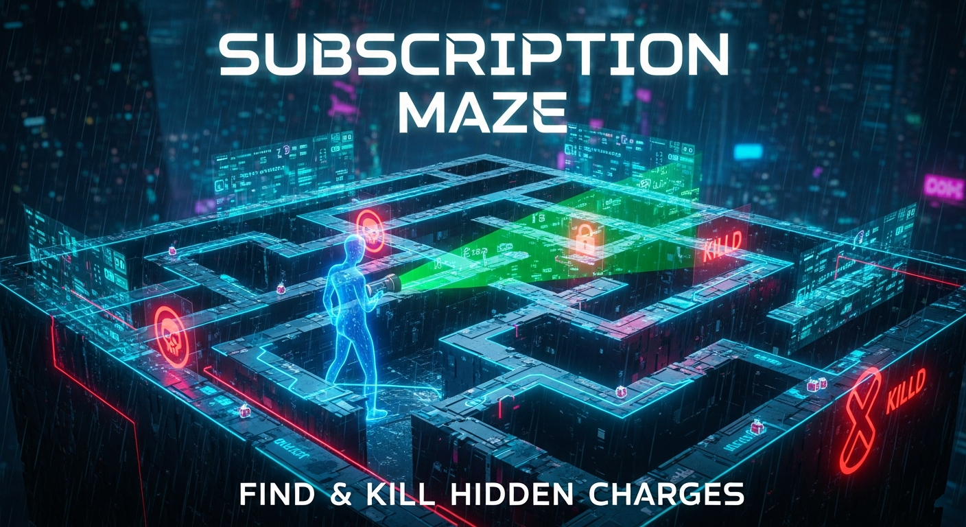 The 'Subscription Maze': How to Find and Kill Hidden Recurring Charges