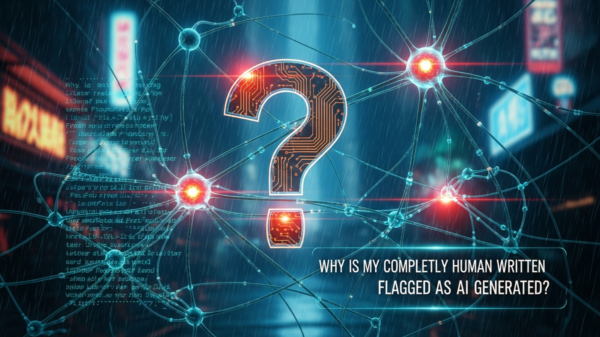 Why is my completely human written text flagged as AI generated?