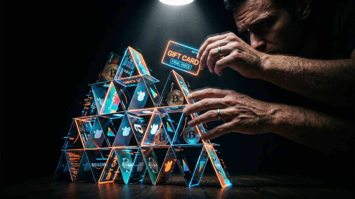 Why you should never pay for an online item with crypto or gift cards